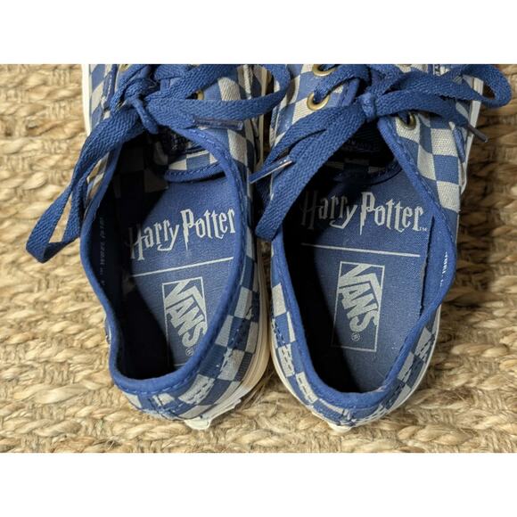 Vans X Harry Potter Ravenclaw Womens Size 7 Mens 5.5 Blue/Grey Canvas Sneakers - Picture 8 of 9